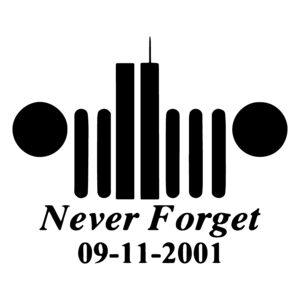 Never Forget Jeep Grill